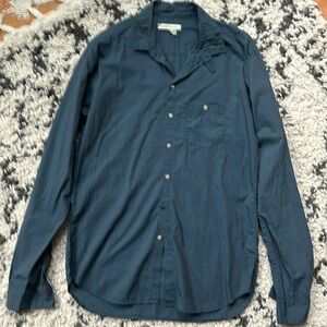 Caulfield Preparatory blue casual button down